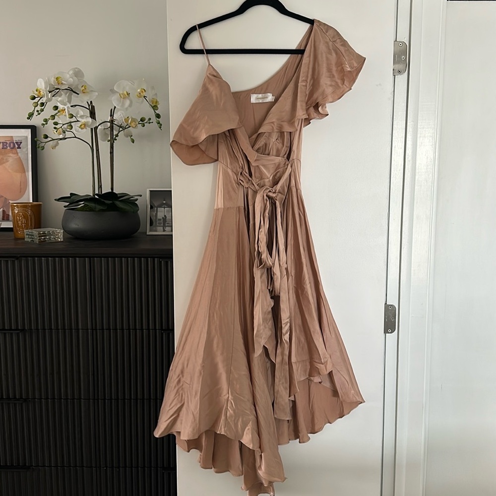 Zimmermann Asymmetric Silk Dress - Picture 2 of 14